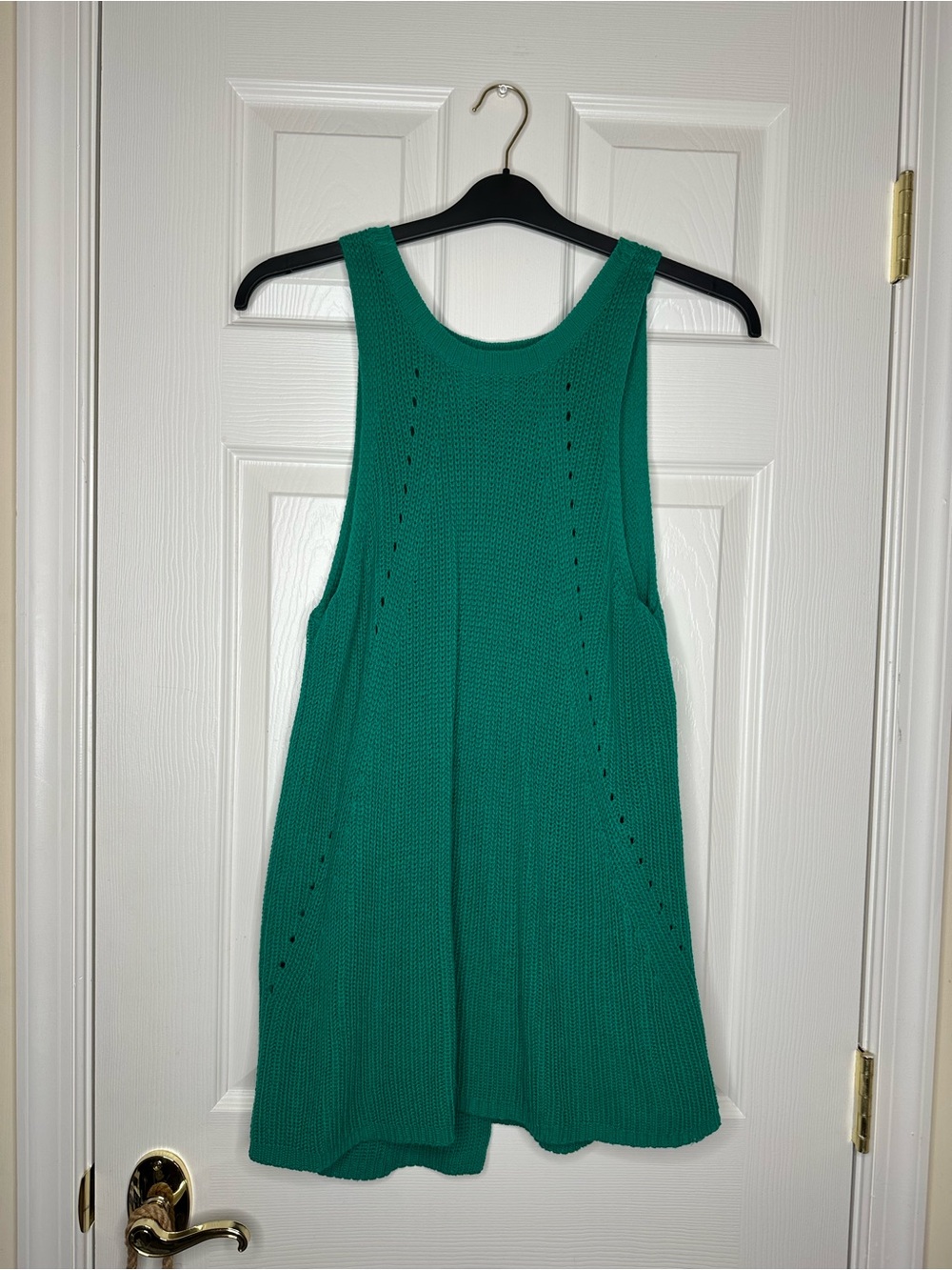 Universal Thread Teal Knit Sleeveless Mini Dress